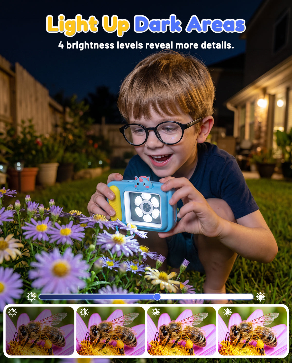 【NEW】TOMLOV P50K Digital Microscope for Kids, Handheld Miniscope STEM Toys, Blue