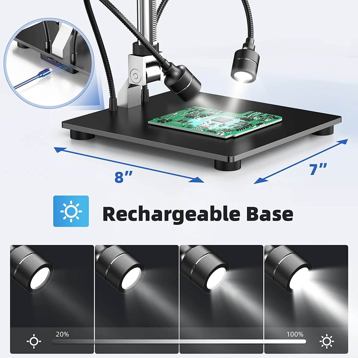 TOMLOV DM03 Digital Microscope, HDMI Digital Microscope