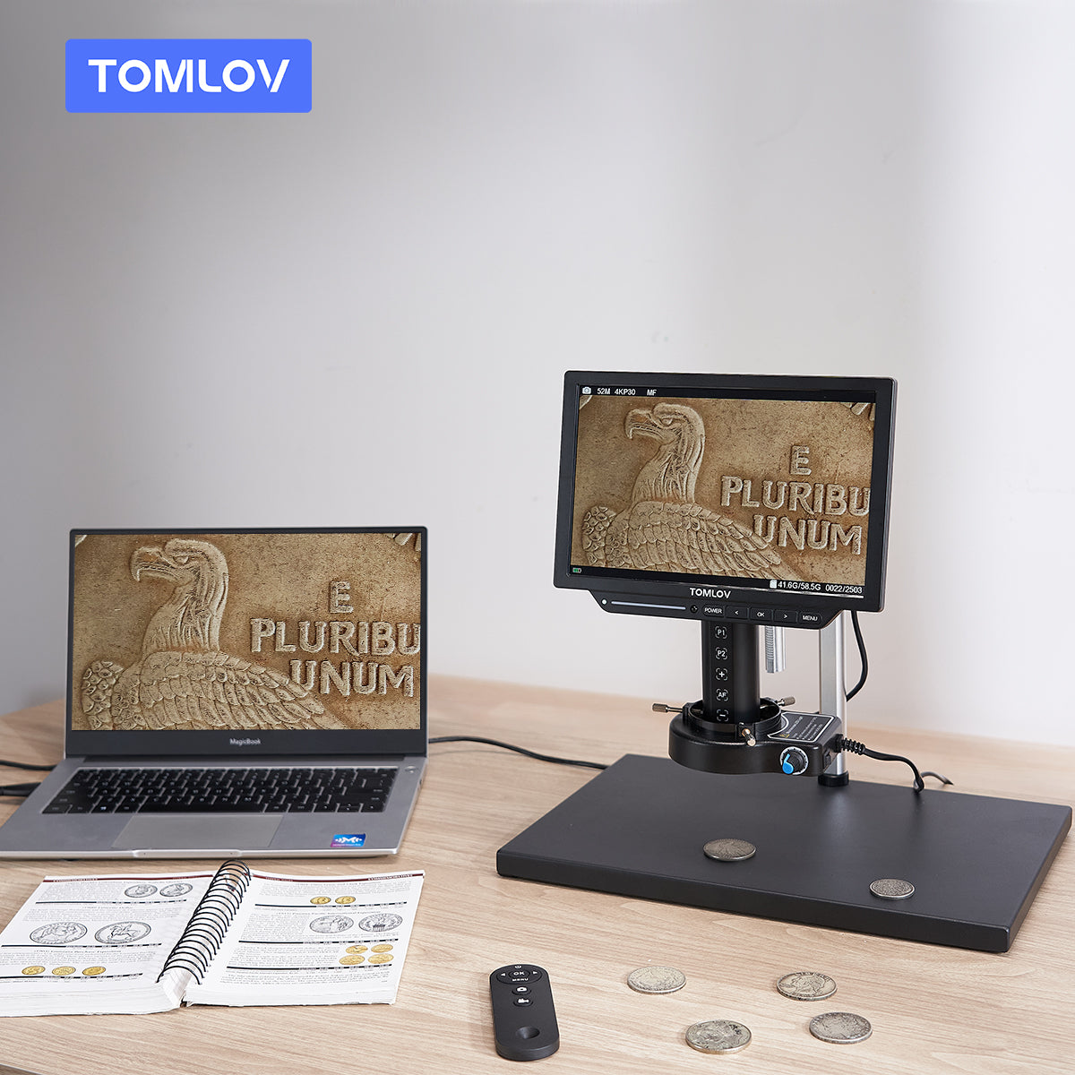 Explore Coins with Tomlov Digital Microscopes | Coin Collectors