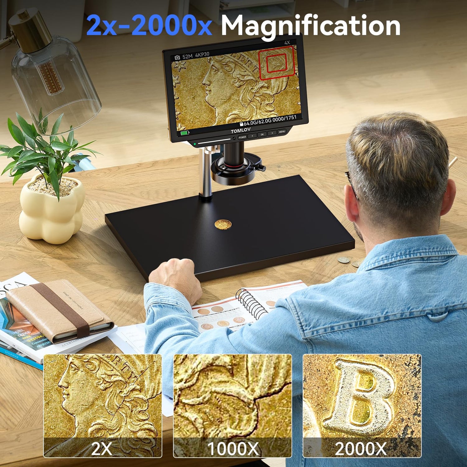 Why the Negative Feature in Microscope Is Wonderful for  Looking Coin Errors?