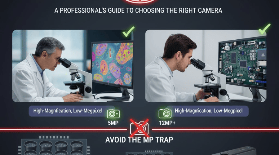How Many Megapixels does the Camera Of Digital Microscopes have?