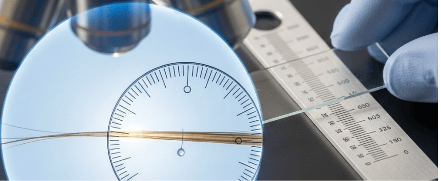 How To Measure Diameter Of Hair With Microscope