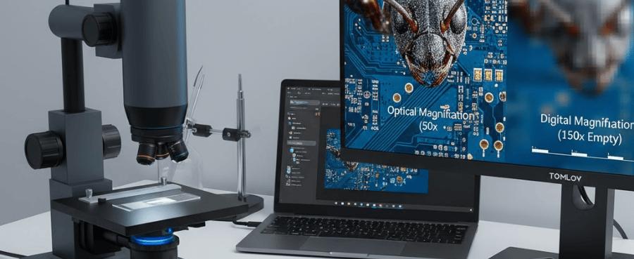 How to Calculate Microscope On-Screen Magnification