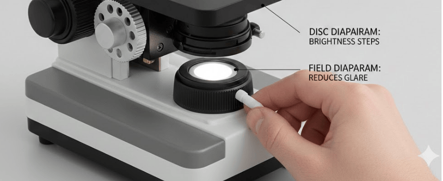What Is The Function Of The Diaphragm On A Microscope