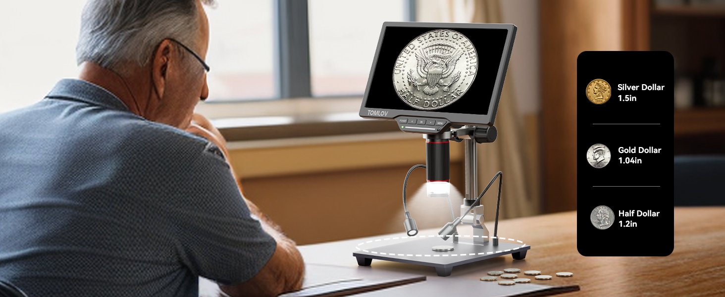Tomlov Coin Microscope Collection | Best For Collectors