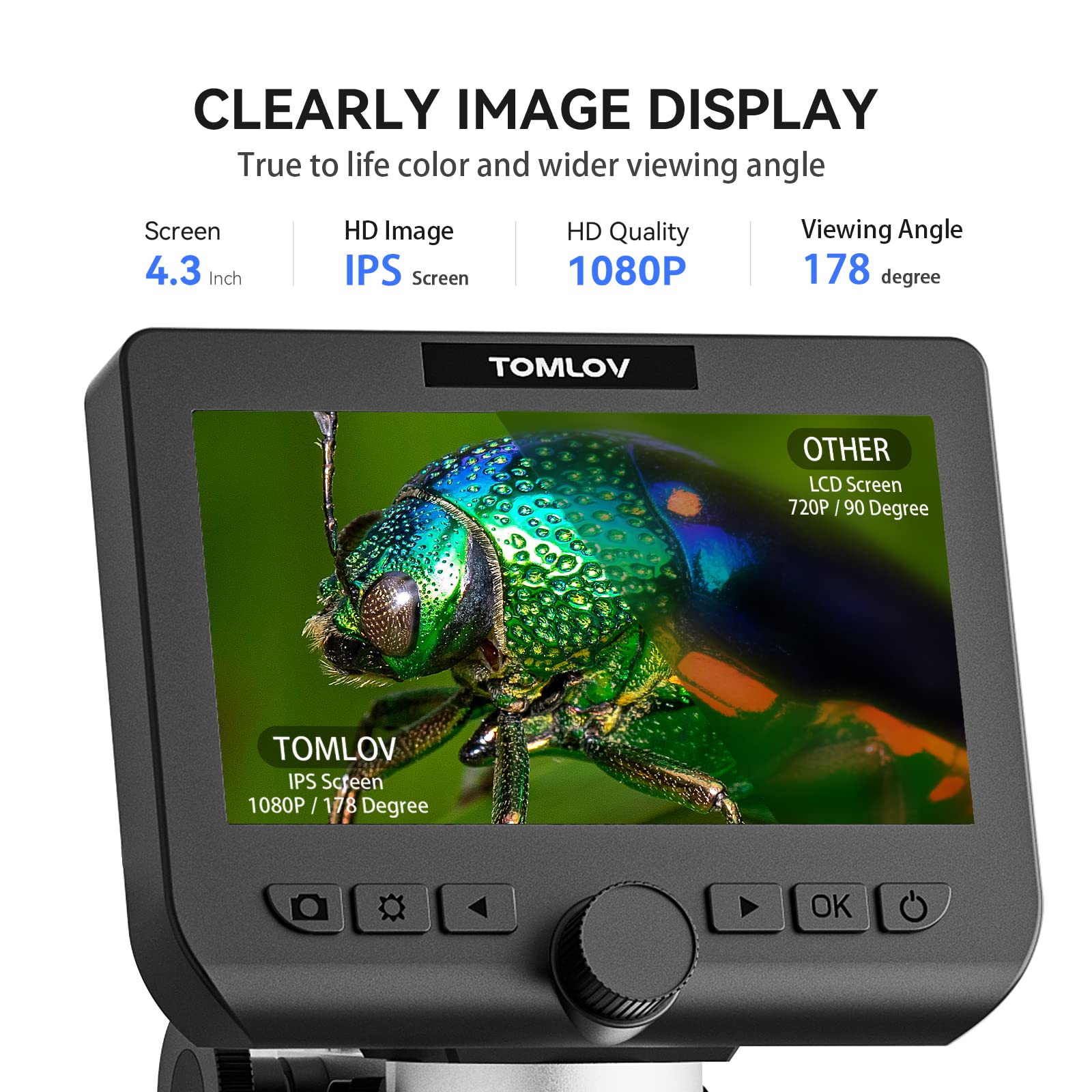 TOMLOV DM4 Pro Wireless Digital Microscope