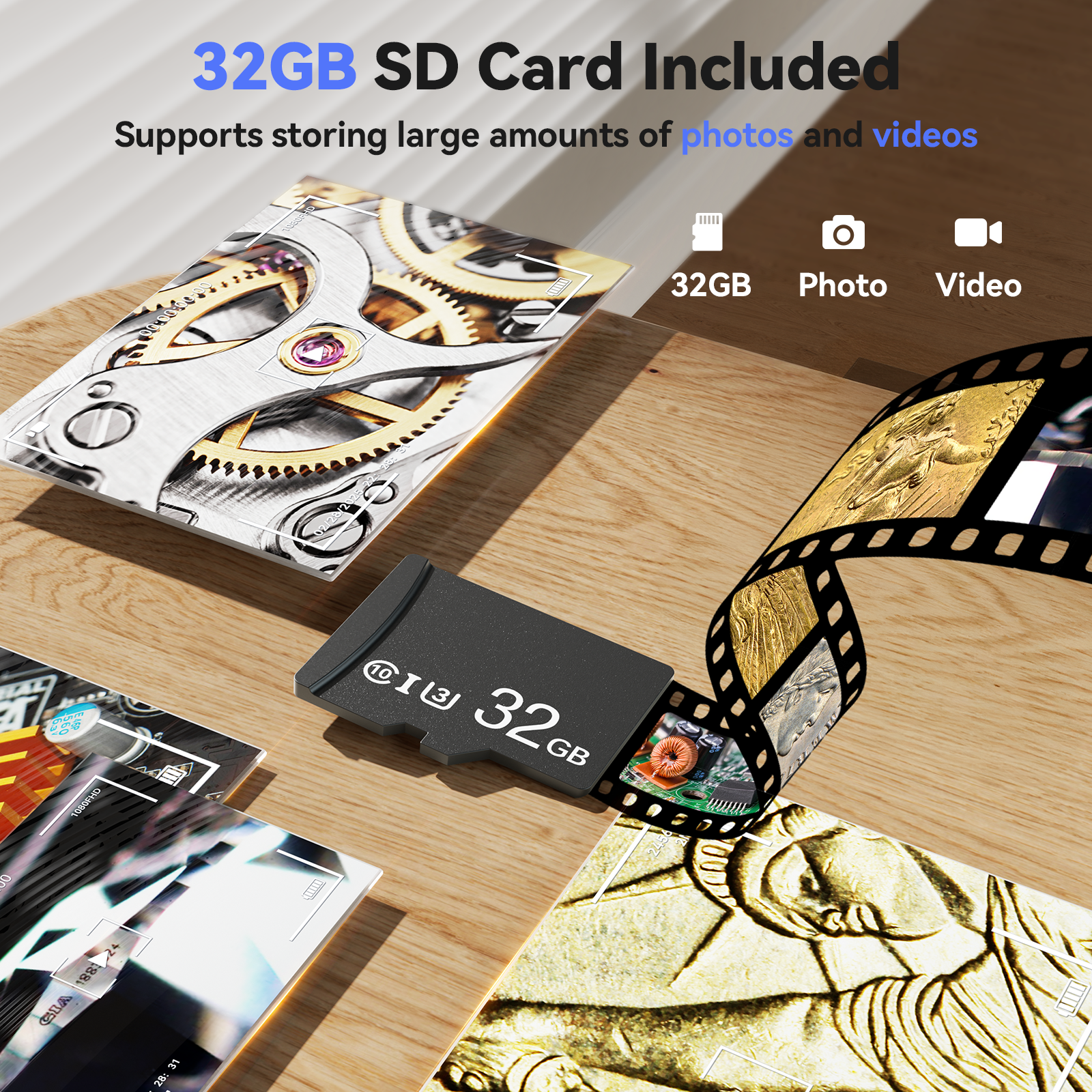 TOMLOV DM10 10.1" 1080P 1200X HD IPS Coin Microscope