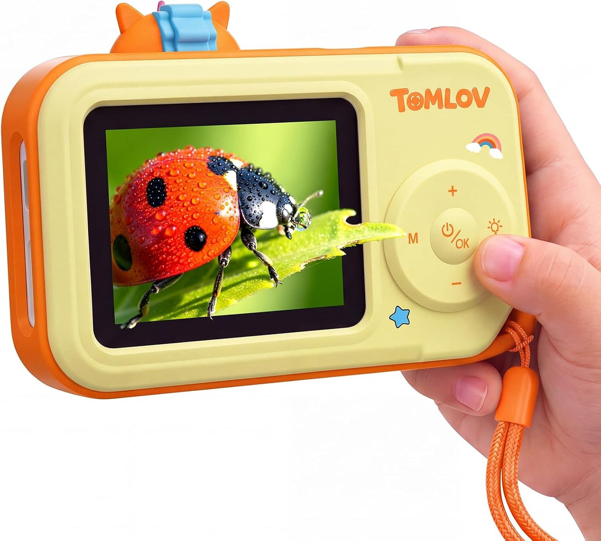 【NEW】TOMLOV P50K Digital Microscope for Kids, Handheld Miniscope STEM Toys, Blue