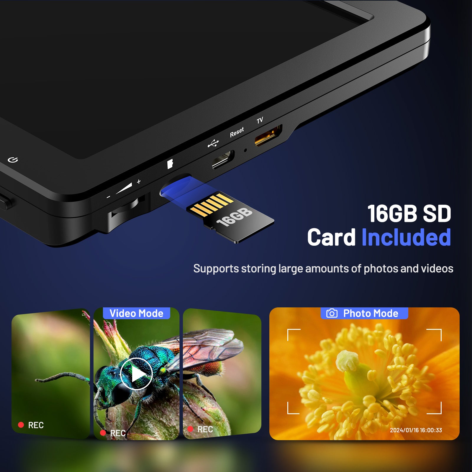TOMLOV DM9 Max Digital Coin Microscope, Full Coin View, 10.1" IPS Screen