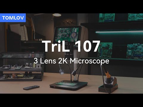 TOMLOV TriL107 3-Lens Digital Microscope