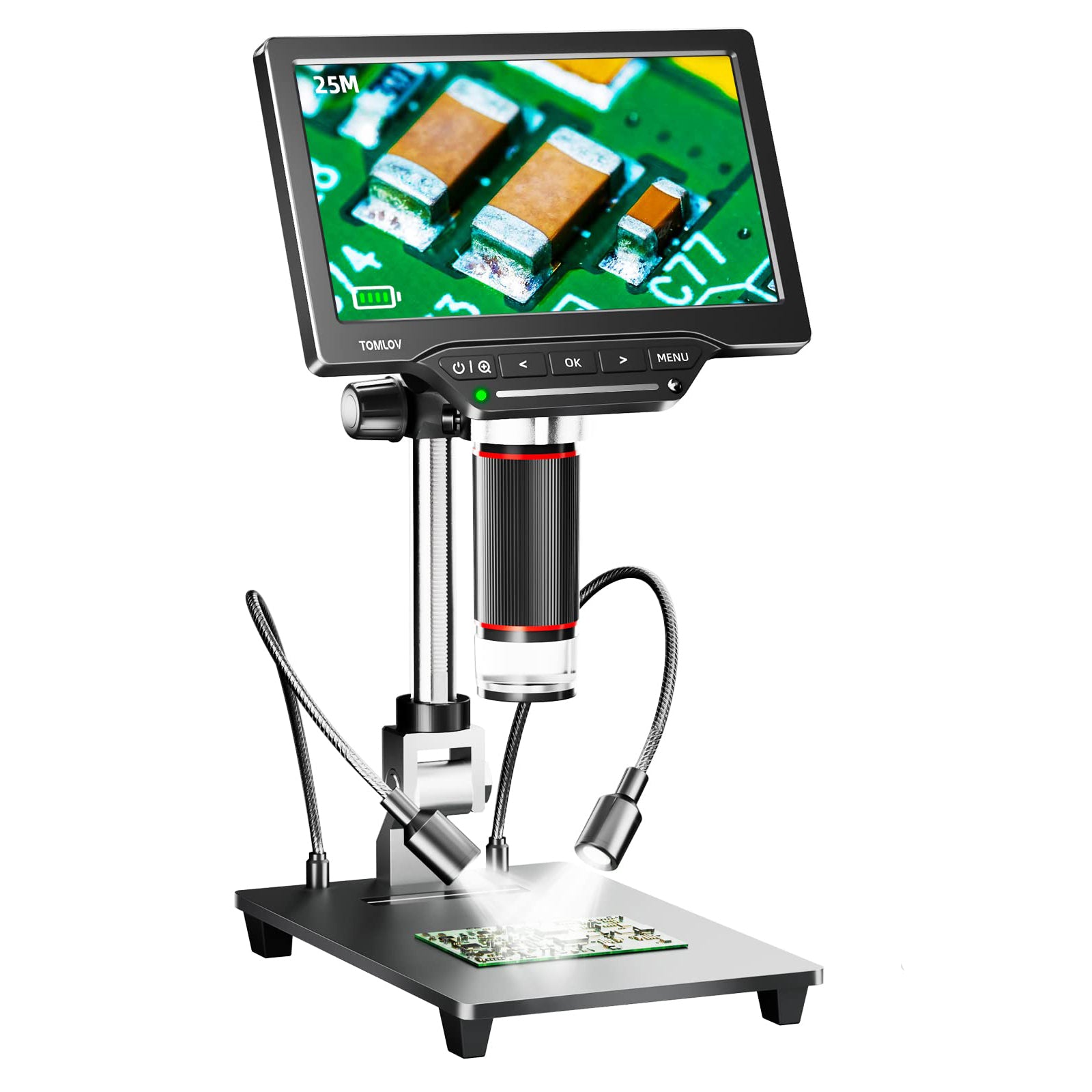 TOMLOV DM201 Max 7 inch LCD Digital Microscope0